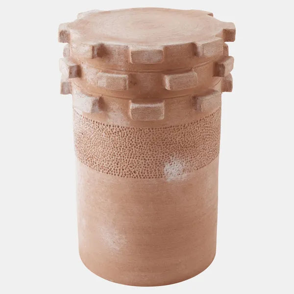 Gear Side Table, Terracotta