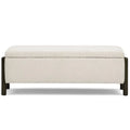 Abby Storage Bench, Cream
