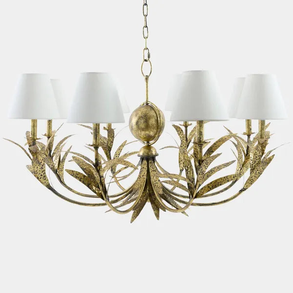 Victorian Chandelier, Antique Laton