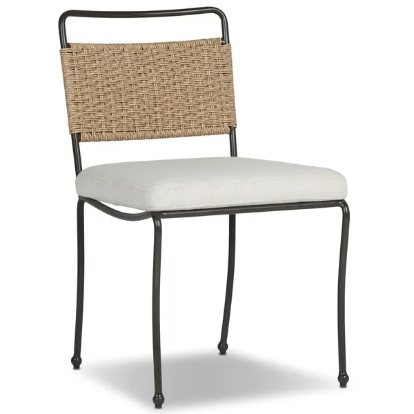 Idalia Outdoor Dining Chair, Vergo Cream, Set of 2