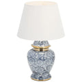 Chinoiserie Table Lamp, Blue/White