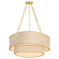 Kiso Chandelier, Vintage Gold Leaf