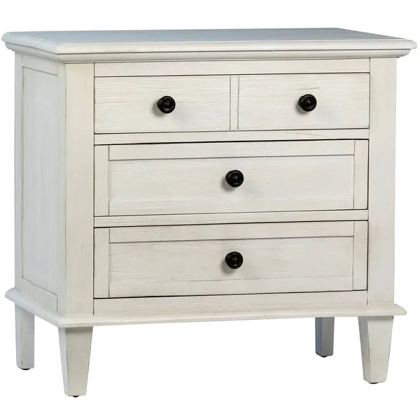 Lugano Nightstand, White Wash