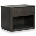Ona Nightstand, Smoked Black